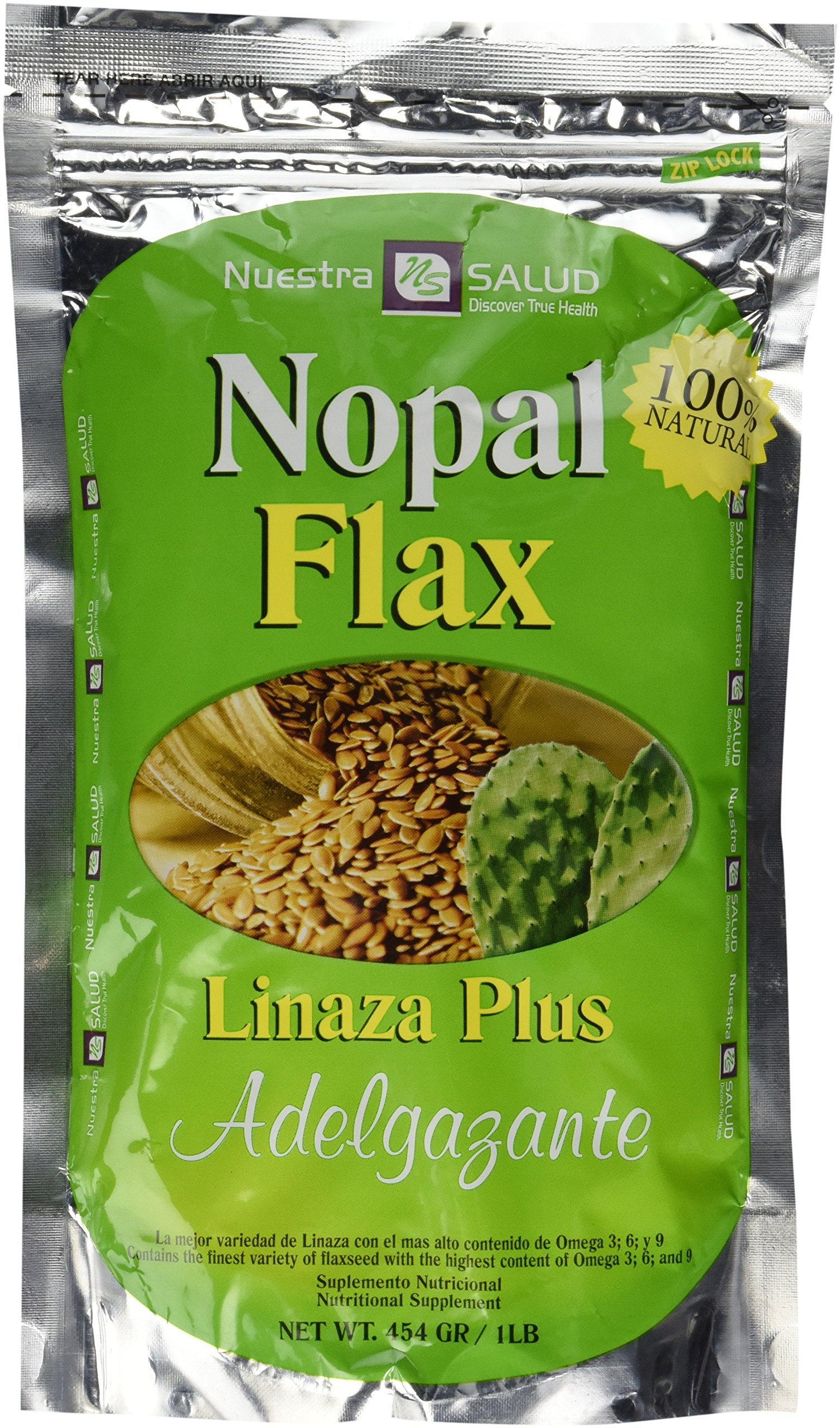 Nopal Flax Pineapple Linaza Plus Adelgazante Health