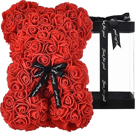 luxury rose teddy bear