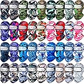 Vicenpal 36 Pcs Balaclava Face Cover Ski Mask Full Face Cover UV Sun Protection Windproof Mask for Sports Outdoor Riding