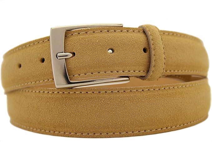ceinture beige daim
