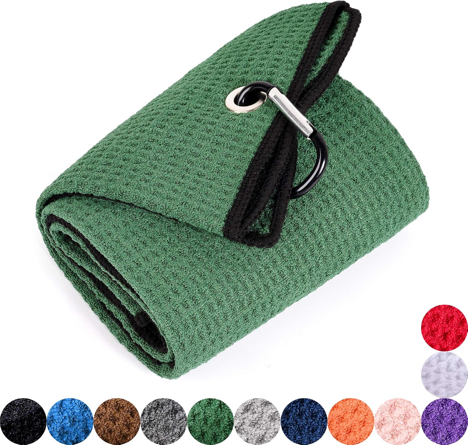 Mile High Life Golf Towel, Green, S