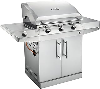 Char-Broil Performance Series T36G5 - 3 Brenner Gasgrill mit Seitenbrenner, Edelstahl.