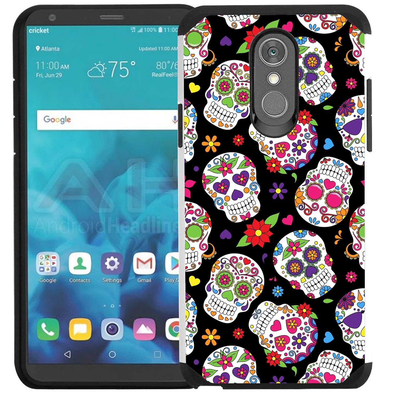 Best Lg Stylo 4 Phone Case With Skull
