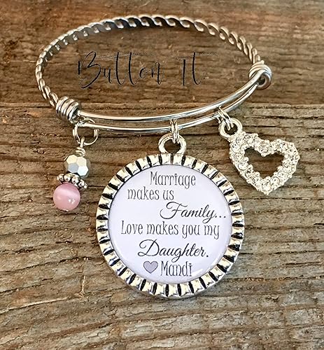step daughter charm bracelet