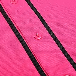 DEHANER Pink Men's Women's Baseball Jersey for