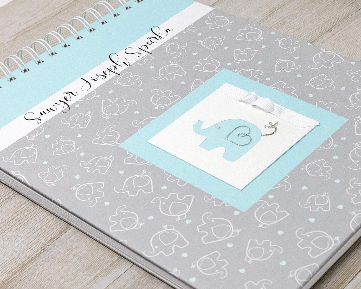 Baby Memory Book for Boys (5 Center Designs) Personalized