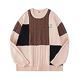 GOLYOY Sweaters for Men Crew Neck Techwear Hip Hop