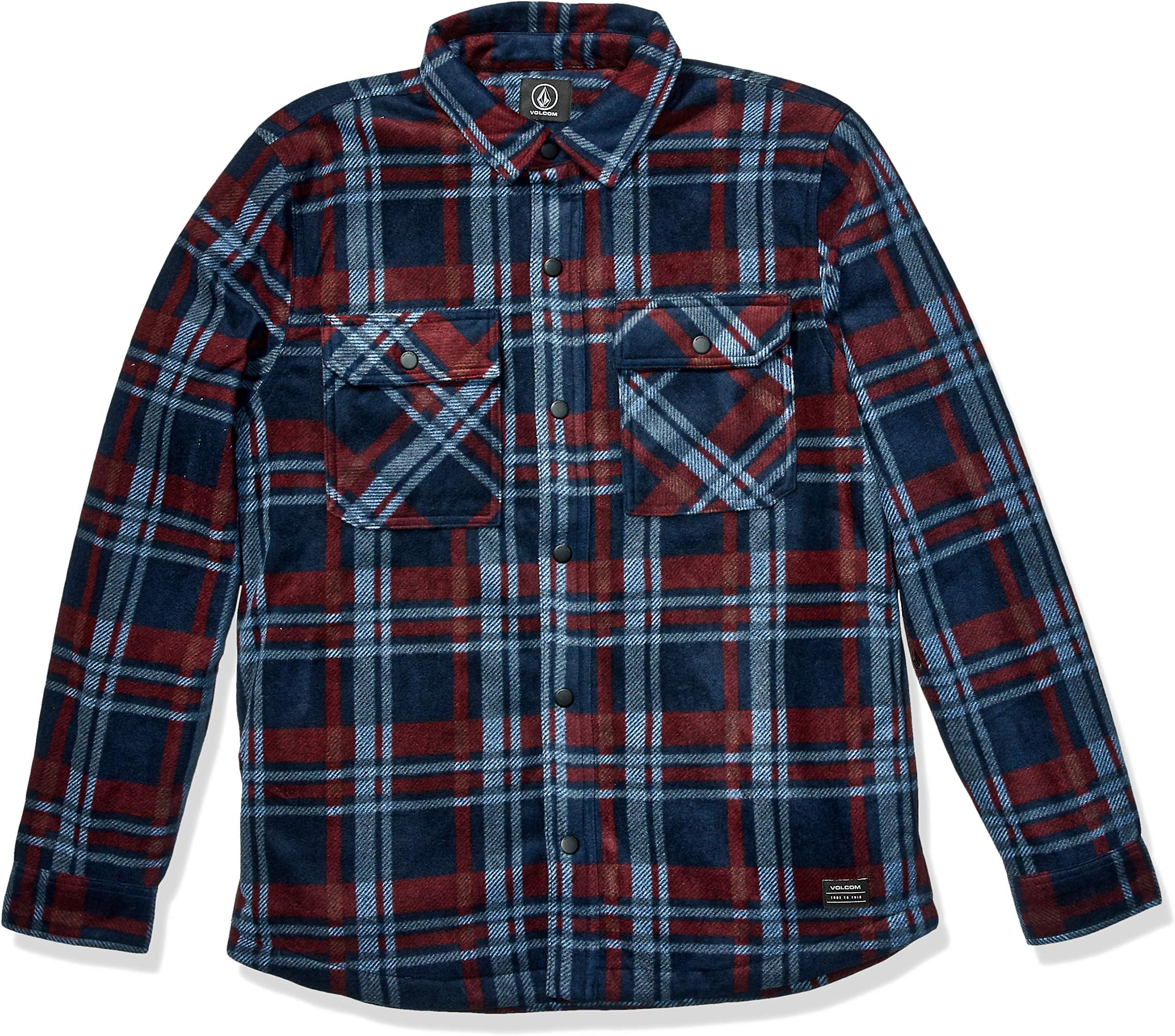 Volcom Men's Bower Button Up Polar Fleece