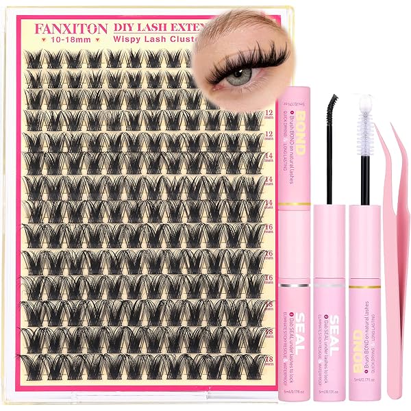 KEYYOU Wimpern-Cluster 300 Stück – 40D, D-Curl, 15 Mm | Natürliche Wimpernverlängerung Für DIY Zu Hause