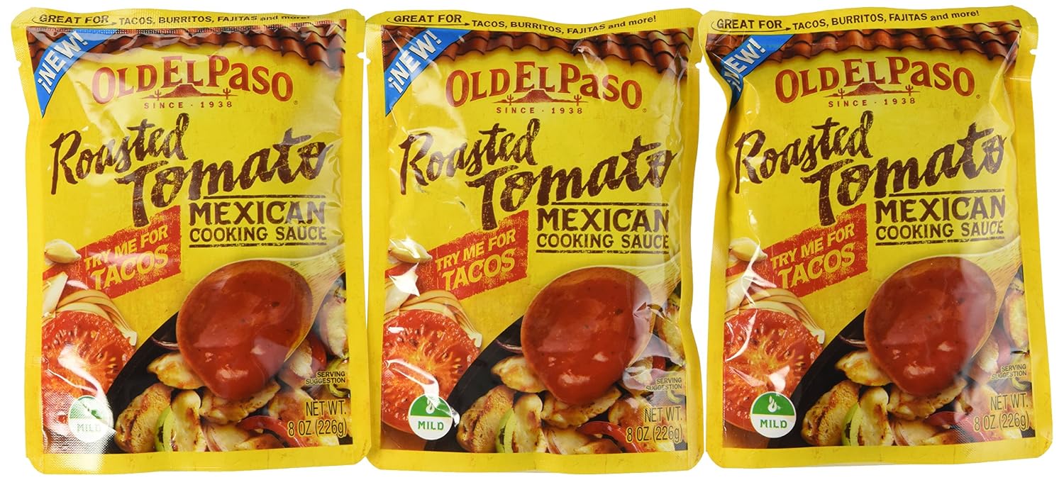 Old el paso mexican cooking sauce roasted tomato Mild (046000435749)
