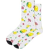 Hot Sox womens Hot Sox Women's Travel Write Draw Series Crew Socks - 1 Pair Pack - Cool & Cute Gifts