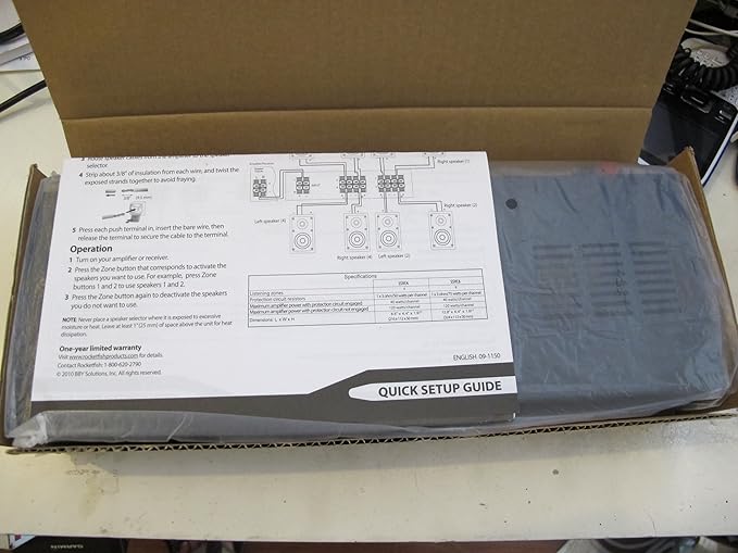 rocketfish speaker selector