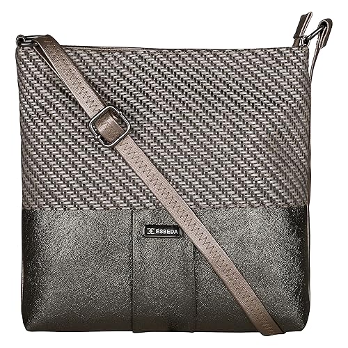 ESBEDA Multi Color PU Synthetic Material Goldie Jute Slingbag For Womens