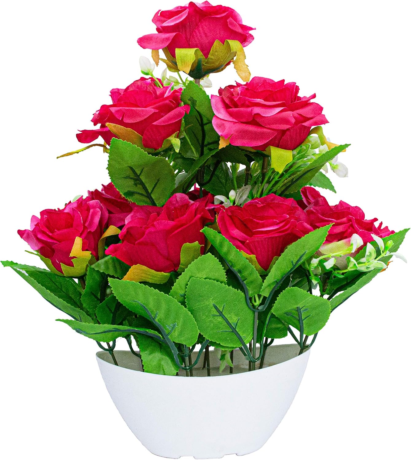 Buy JMO27Deals Artificial Flower with Pot Used for The Home, Shop