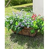 Starttag 20PCS Artificial Plants for Outdoor Decor Realistic Faux Greenery & Flowers Fake Plastic Leaves with Stems UV Resistant Outside Bushes for Garden Patio and Porch