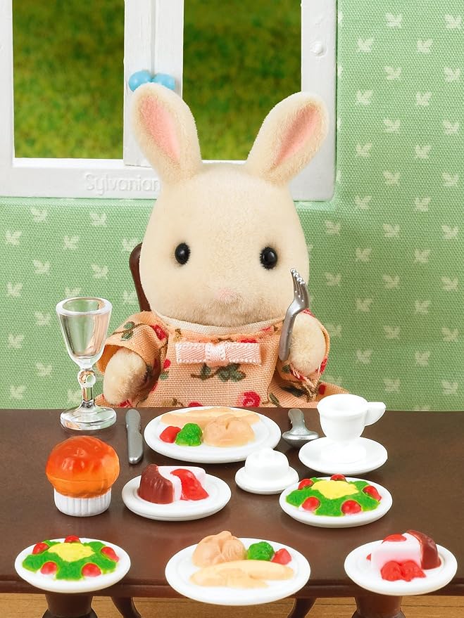 sylvanian families dinner for two set