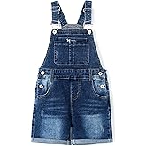 KIDSCOOL SPACE Girls Shorts,Baby Little Girls Stretchy Denim Slim Summer Shortalls