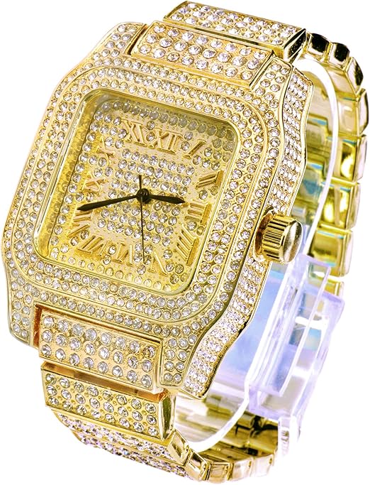 simulated diamond watches mens