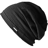 CHARM Cotton Summer Beanie for Men & Women - Slouchy Lightweight Chemo Headwear for Women, Hipster Fashion Slouchy Hat