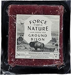 Force of Nature Meats Regenerative Ground Bison, 14 OZ