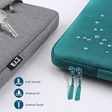 ZYB 16 Inch Laptop Sleeve Case Teal Waterproof Shockproof 16 inch M1-M5 view 5