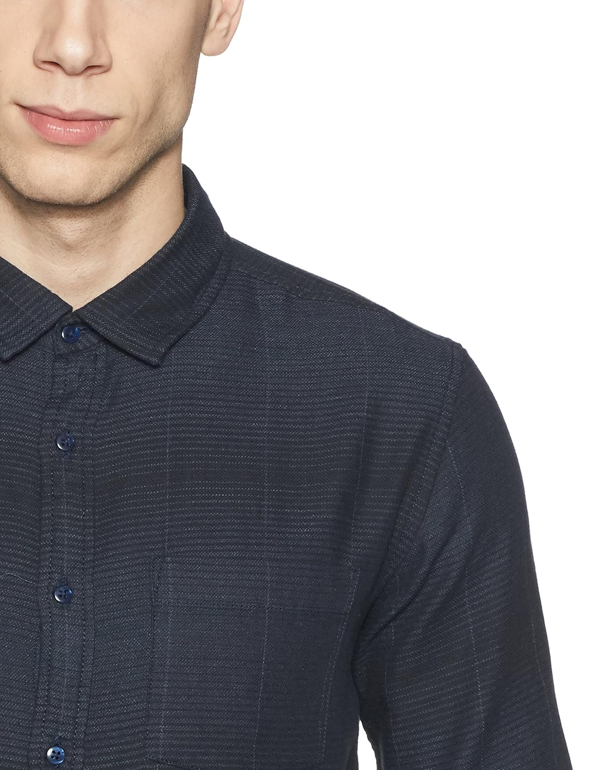 diverse men's printed slim fit cotton casual shirt