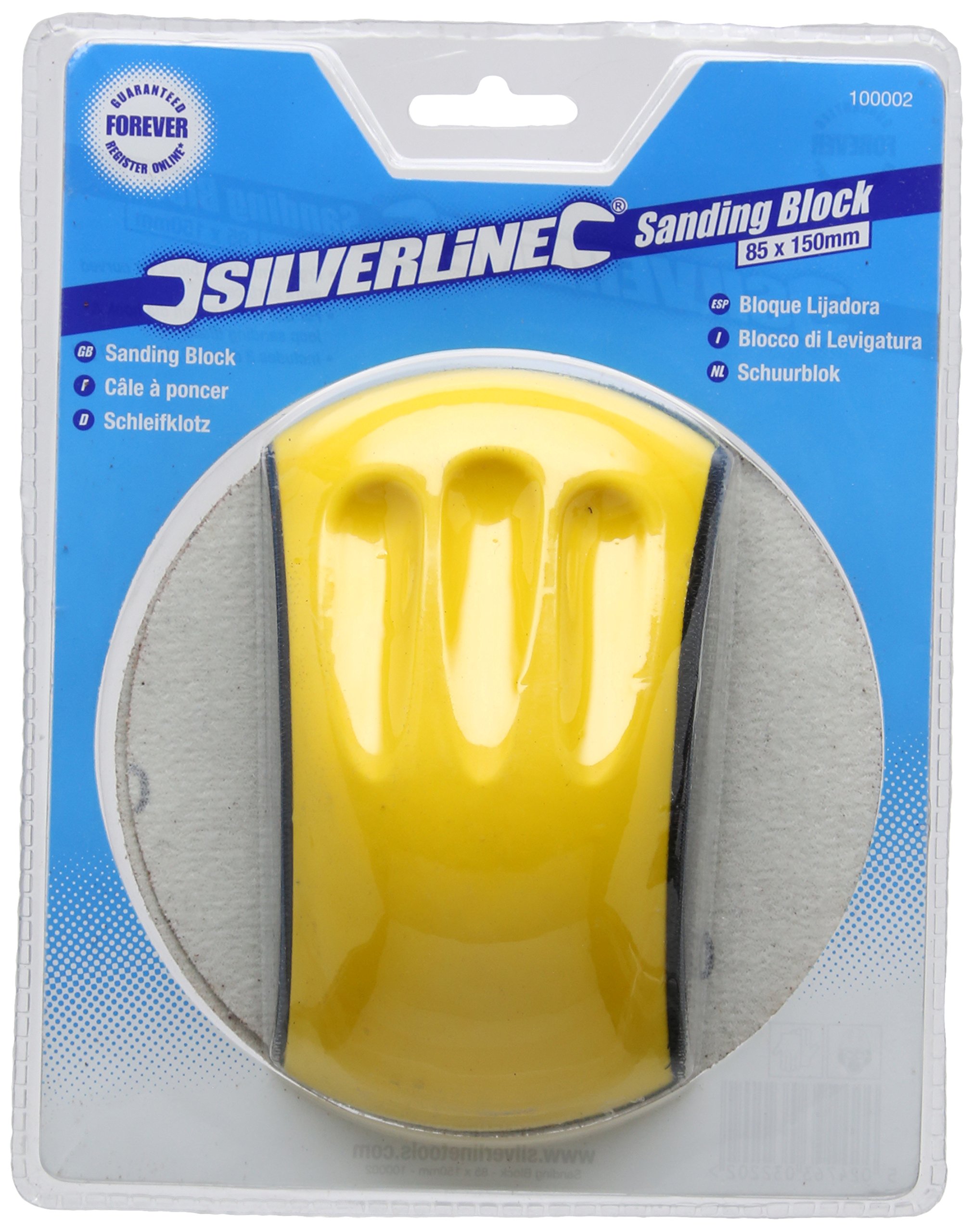 Silverline Contour Sanding Block 150 x 85mm (100002)