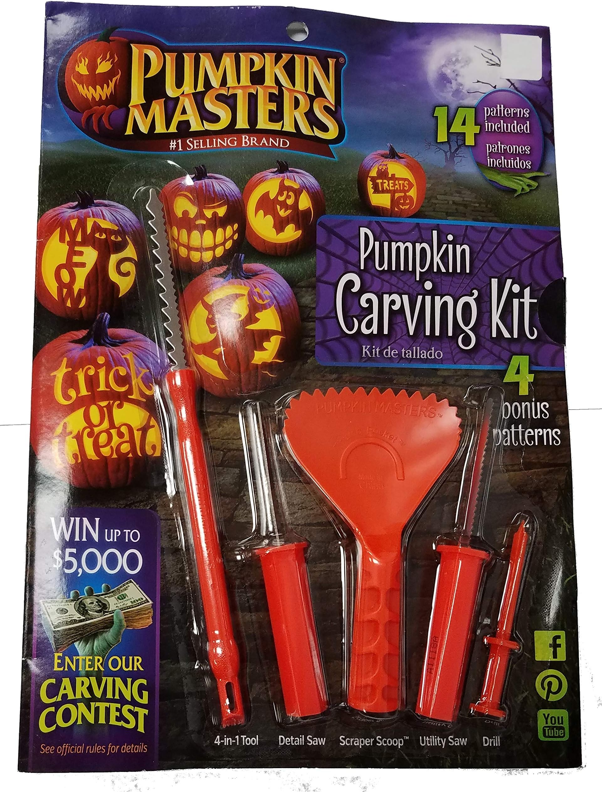 Pumpkin MastersCarving Kit, 1 Each (2)