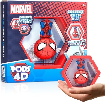 WOW! PODS 4D Spider-Man Connectable 3D Lenticular Wall Shelf Display