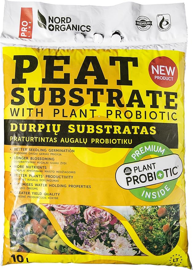 NORD ORGANICS peat substrate with plant probiotics All purpose peat