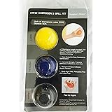 Therapist's Choice Hand Exercise 3 Ball Kit: 3 Color Coded Resistance Levels