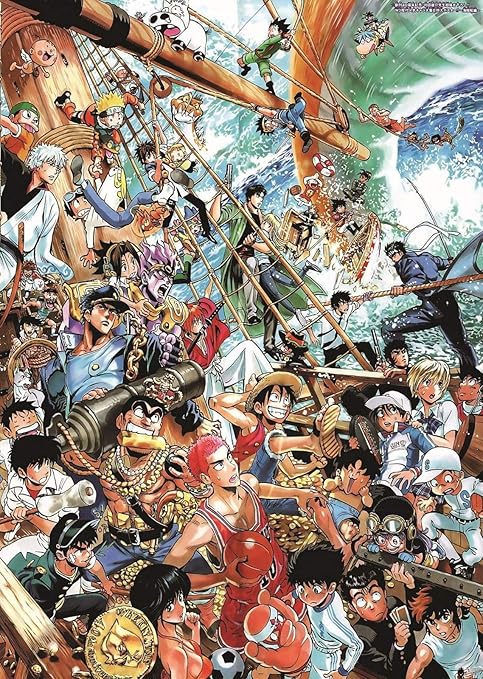 Usway Jump One Piece Magazine Naruto Bleach Mang Anime Decor Wall 24x18 Poster Print Amazon Ca Home Kitchen