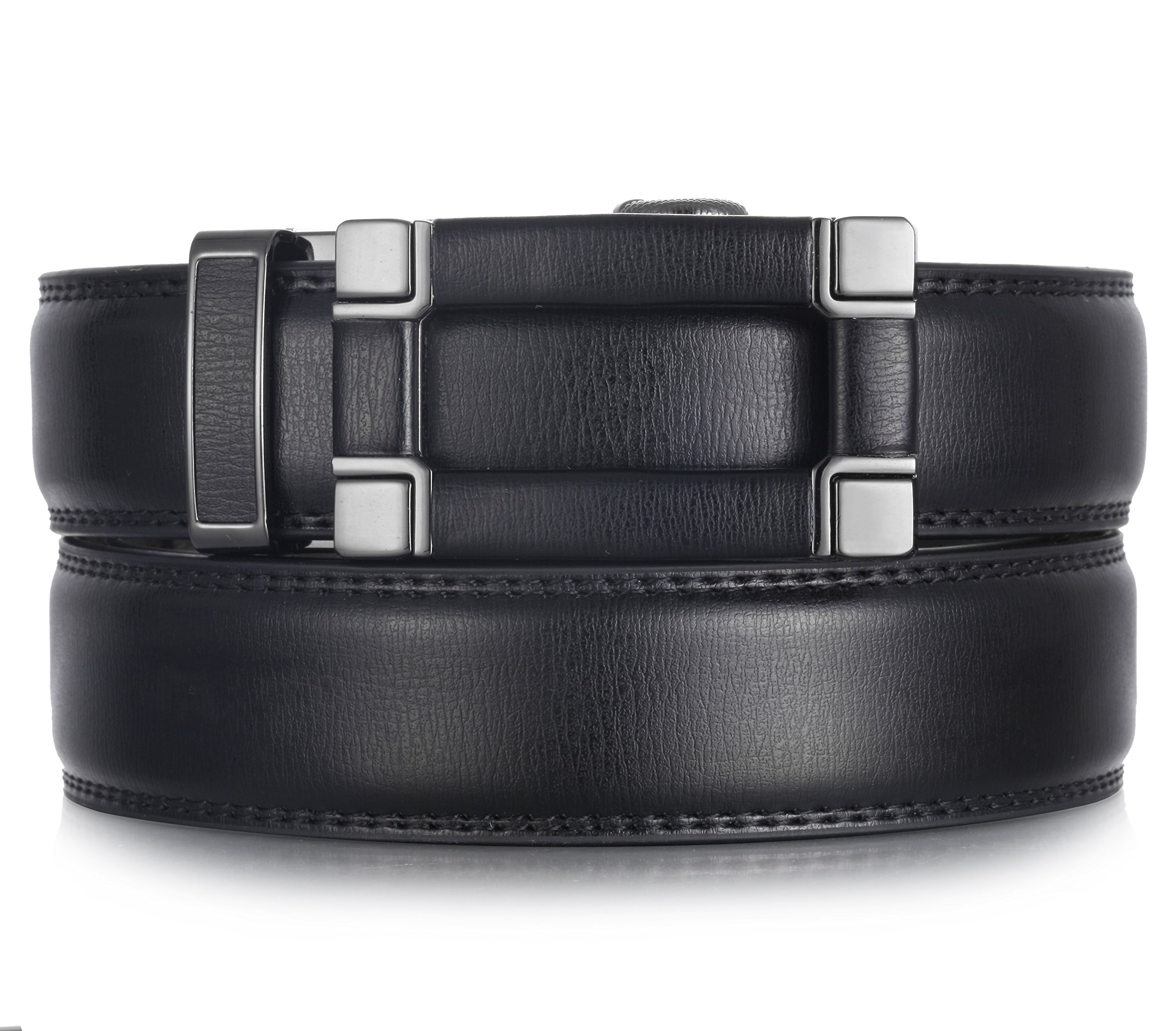 Marino Men S Genuine Leather Ratchet Dress Belt With Automatic | Desertcart  BAHRAIN