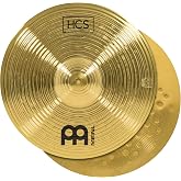 Meinl Cymbals Hihat Cymbals for Drums, 13" HCS &mdash; MADE IN GERMANY | Durable Brass Alloy, Bright &amp; Musical Sound, Beginner Friendly &mdash; Made by the Same Team as Meinl's Pro Cymbals