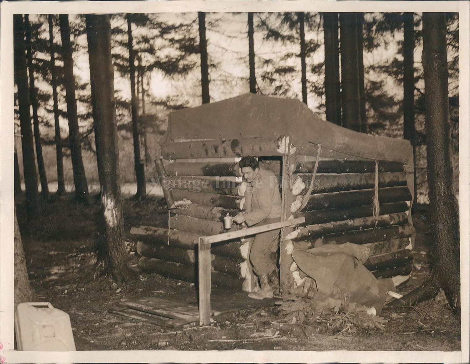 Amazon Com 1944 Cabins In The Pines Germany Soldier Emerges