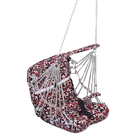 Aashi Enterprise A & E Kids Cotton Folding and Washable Swing (Multicolour, 4-10 Years)