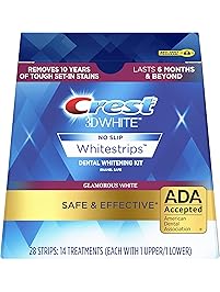 Crest 3D White Glamorous White Whitestrips Dental Teeth Whitening Strips Kit, 14 Treatments - Lasts 6 Months & Beyond