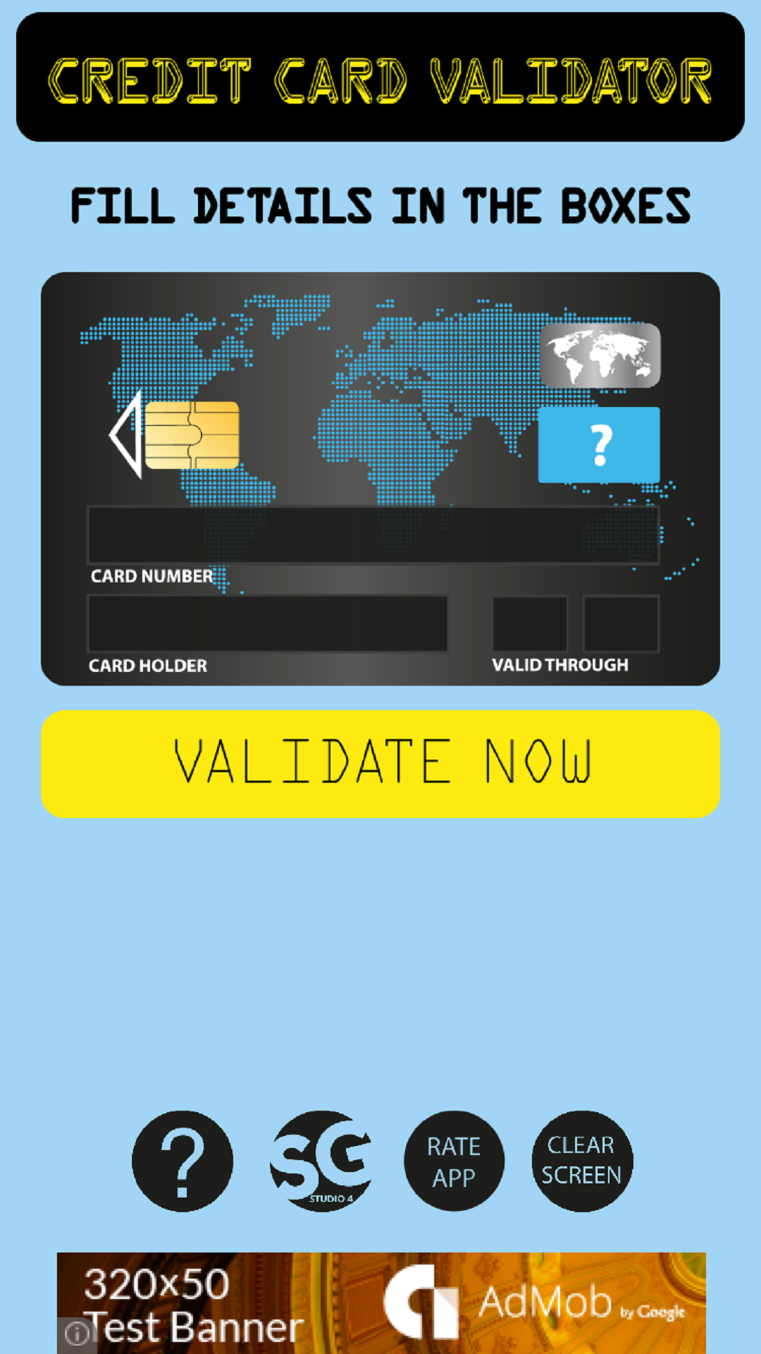 Amazon Com Credit Card Validator Appstore For Android