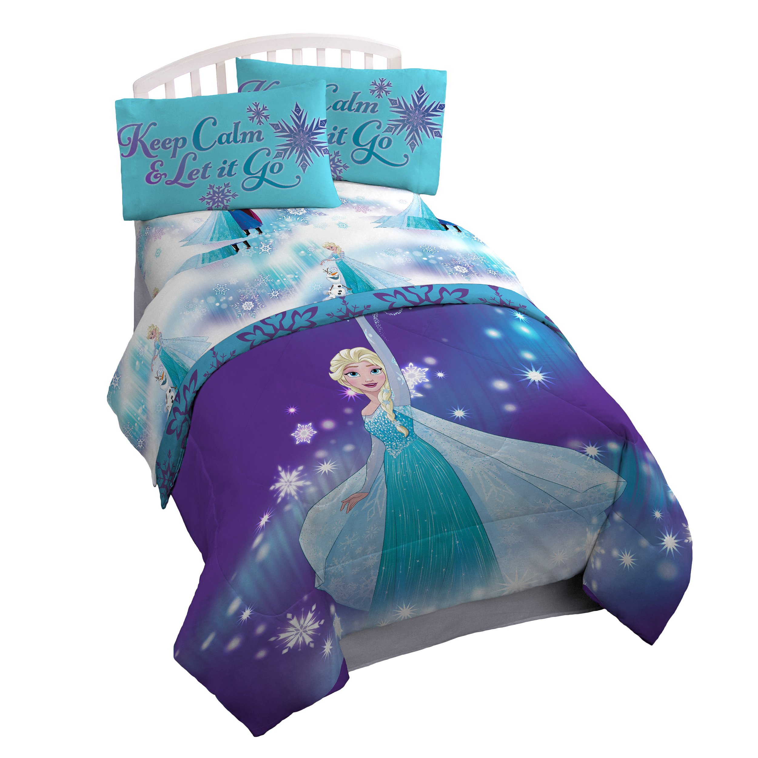 Disney Frozen 'Magical Winter' 4 Piece Twin Bed In A Bag