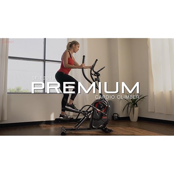 Sunny Health & Fitness Cardio Climber Stepping Elliptical Exercise Machine for Home with 8 Levels of Magnetic Resistance, Performance Monitor, Full Body Workout - Image 8