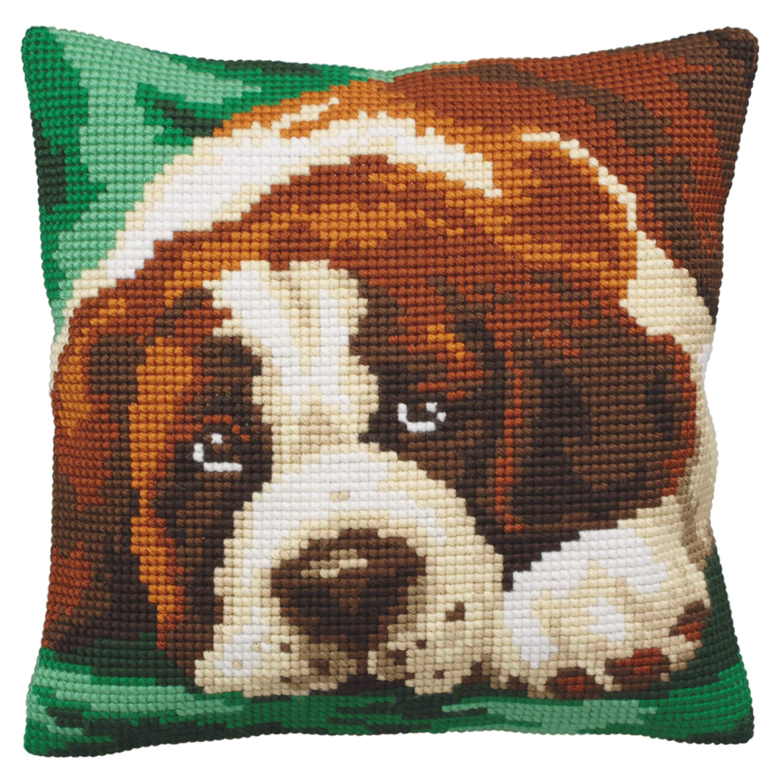 Collection d'Art Cross Stitch Cushion: Bernie