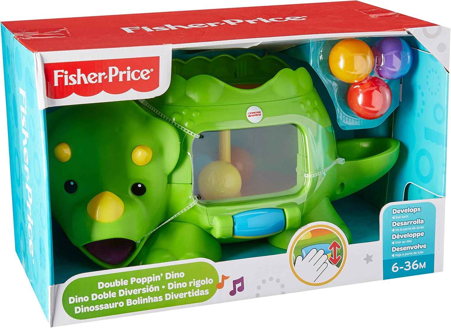 fisher price dino pelotas divertidas