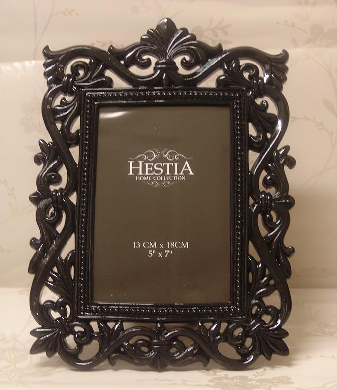 Black Baroque Style 5" x 7" Photo Frame Amazon.co.uk Kitchen & Home