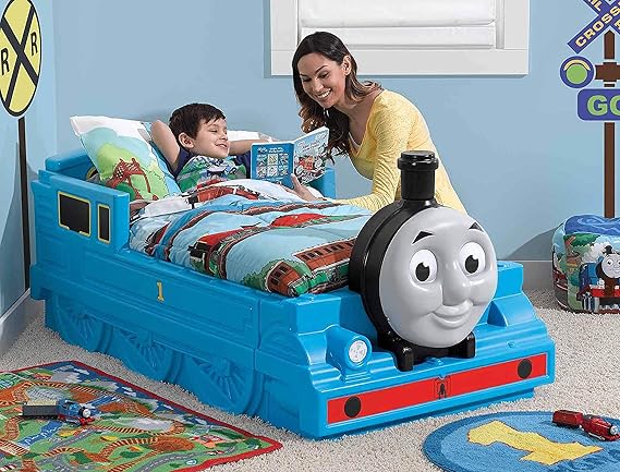 thomas the train bed with toy box attached