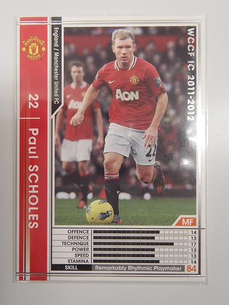 Amazon Wccf Ic 11 12 ポール スコールズ サッカーゲームキング付録 マンチェスター ユナイテッドfc トレカ 通販