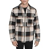 Levi's Mens Two-Pocket Plaid Shirt Jacket