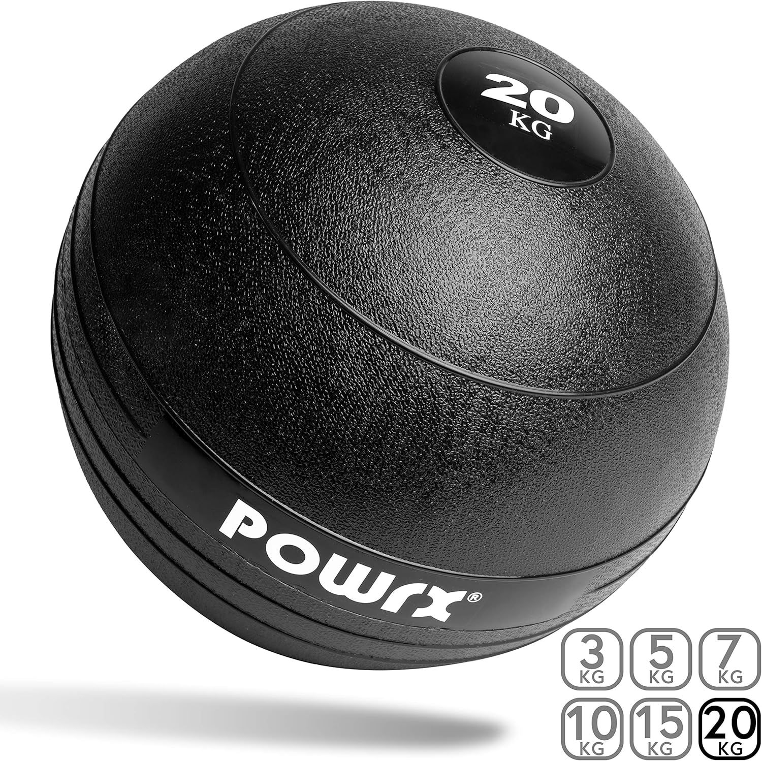 POWRX - Slam Ball Balón Medicinal 3-20 kg - Ideal para Ejercicios ...