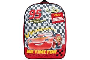 Get Trend Disney Cars Mini Backpack Kids Toddlers 12x9” Rucksack Kindergarten Bag Preschool Sports Travel Backpacks 3+ Gifts for Kids (Red Cars)