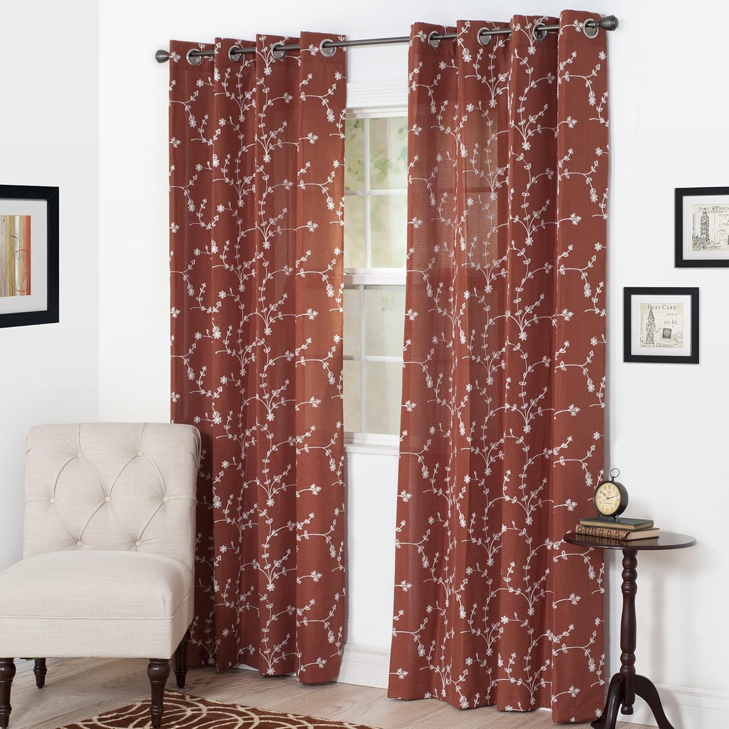 Best curtains living room rust