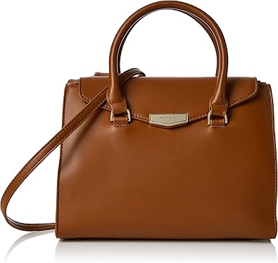 tan top handle bag